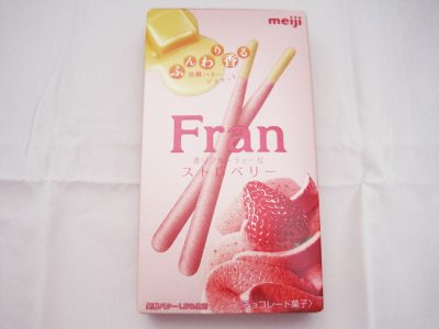 Meiji Fran Strawberry biscuit sticks with cream from Japan