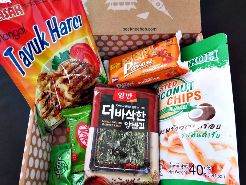Yummy Bazaar World Sampler Box March 2018