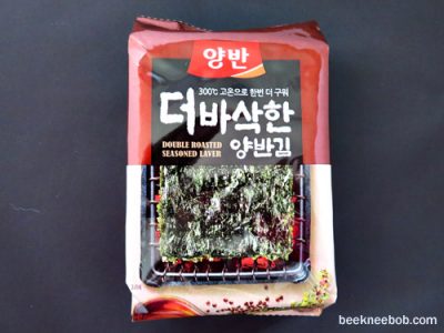 Dried seaweed from Korea
