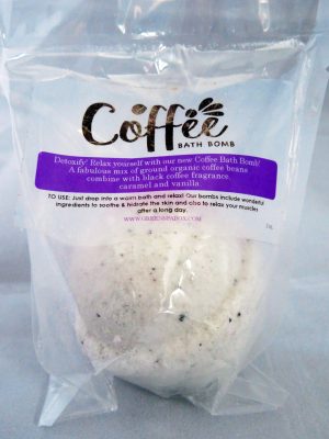 Coffee bath bomb