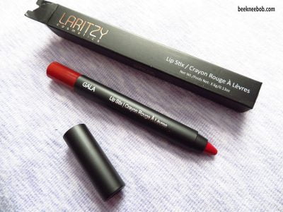Laritzy Cosmetics Lip Stix red crayon in Gala