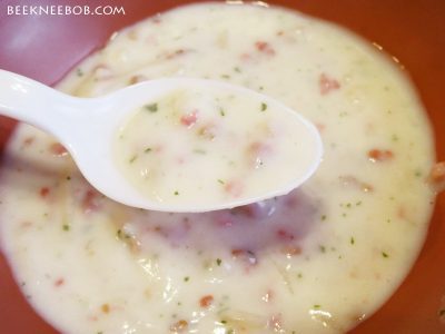 storage chef emergency food bacon potato chowder