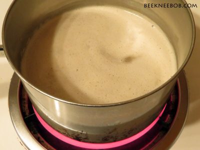 Cooking 6 grain cereal with honey by Storage Chef Emergency Food