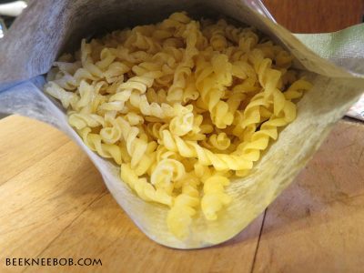 Dry contents of Chicken a la king by Storage Chef Emergency Food