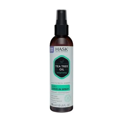 hask tea tree oil invigorating 5 in 1 leave in spray with rosemary for hair