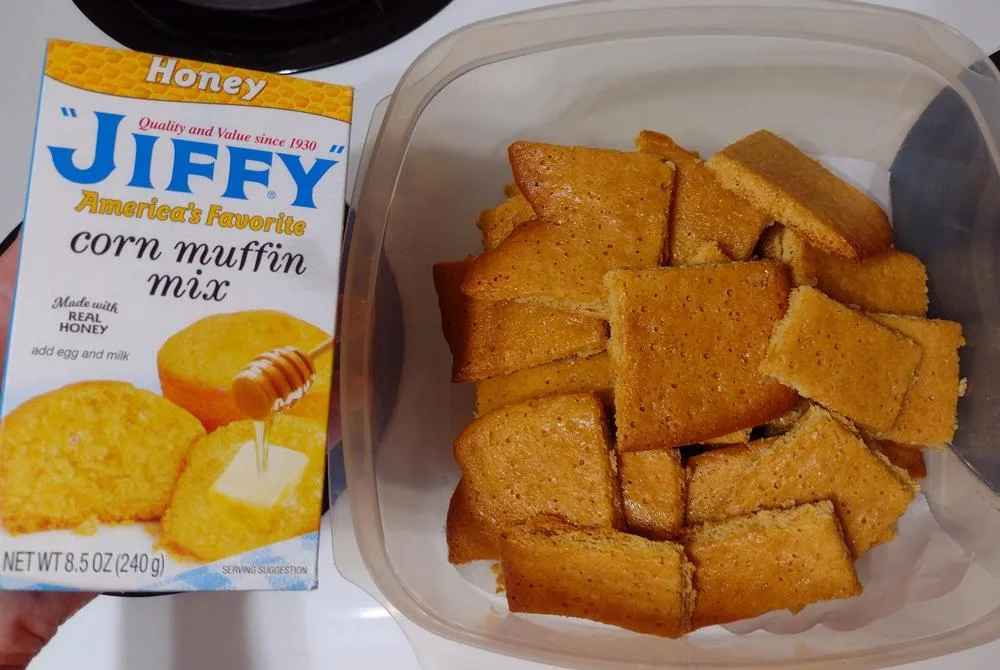 Honey Cornbread Cookies Made with Jiffy Mix