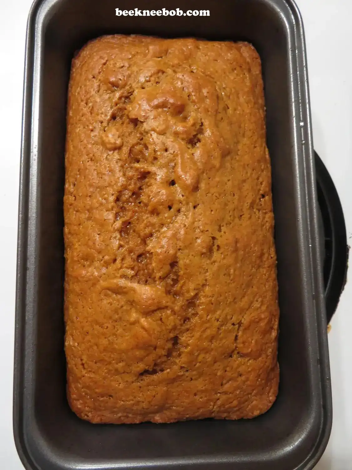 aldi baker's corner pumpkin quick bread in loaf pan