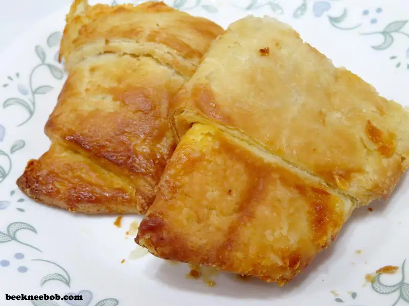 the bottom of a Hillshire Farm Buffalo Style Chicken Croissant