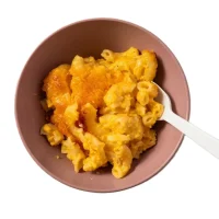 bowl of 4-ingredient baked macaroni and cheese